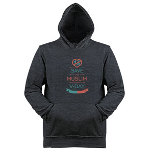 Jaket Hoodie Save Muslim From V-Day
