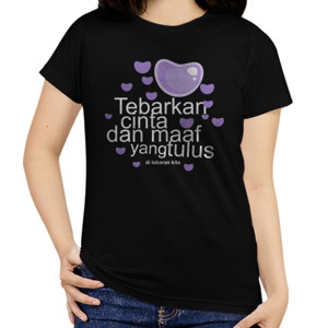 Kaos Design Tebarkan Cinta