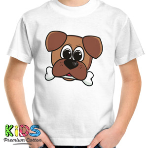 Kaos Dog Face Lucu