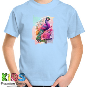 Kaos Kaos Anak Burung Merak - Kaos Anak Keren Bagus