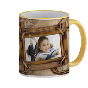 Mug Frame Kayu