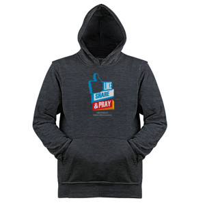 Jaket Hoodie like share & pray