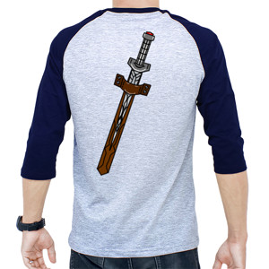 Kaos Raglan Sword weapon