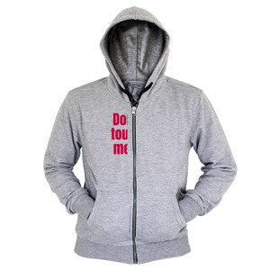 Hoodie Zipper Don't touch me !!