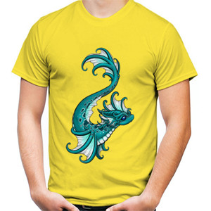 Kaos Kaos Pria Naga Aqua