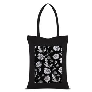 Tas Tote Motif Bunga