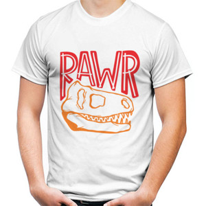 Kaos Distro Rawr dinosaur