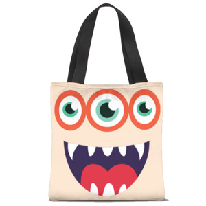 Tas Tote Fullprint monster bag 3