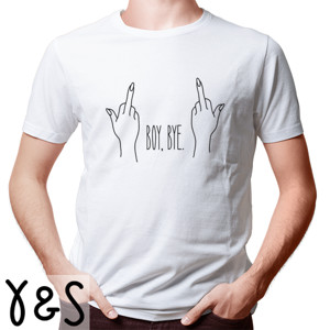 Kaos BOY BYE TUMBLR