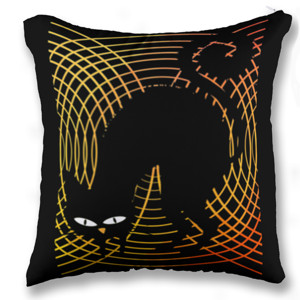 Bantal BLACK CAT IS ALIEN
