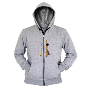 Hoodie Zipper Pretty Dog