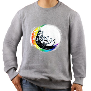 Jaket Sweater Wolf In The Moon @LifeLine
