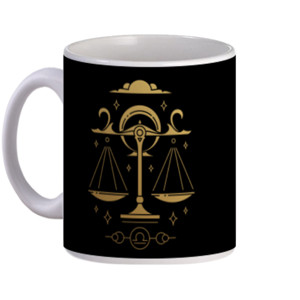 Mug Golden Libra
