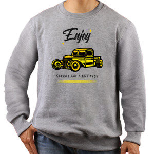 Jaket Sweater Kaos Tema Mobil Klasik - Enjoy Classic Car