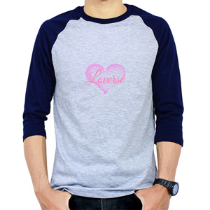 Kaos Raglan Pink Loverse Mudito11