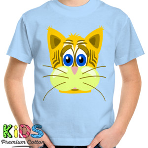 Kaos Anak - Kepala Kucing