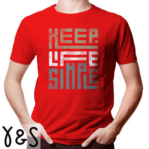 Kaos Kaos Pria Lengan Pendek - Keep Life Simple 