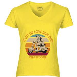 Kaos A lot of Love happened on a scooter