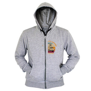 Hoodie Zipper A lot of Love happened on a scooter