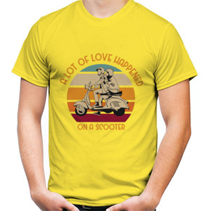 Kaos A lot of Love happened on a scooter