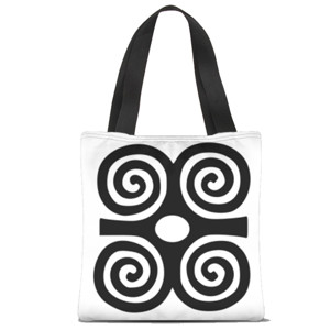 Tas Tote Fullprint Simbol Tanduk Domba