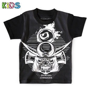 Kaos Anak Full-Print Baju Kaos Anak Black mask