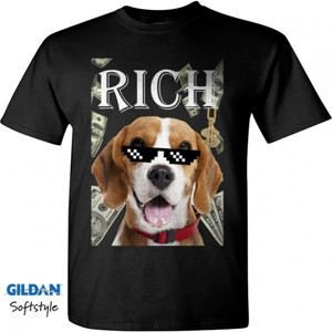 Kaos RICH DOGGO BEAGLE KAOS ANJING
