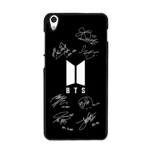 BTS Signature Black Background Casing HP