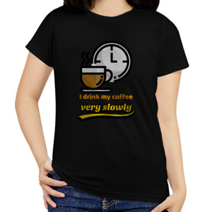 Kaos Cara Minum Kopi