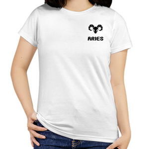 Kaos Zodiak Aries Logo - Black Exclusive