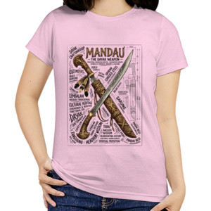 Kaos Kaos Mandau Dayak Weapon Borneo Premium