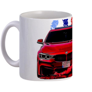 Mug OT 5 - BMW RED SMOKE v2- Editable