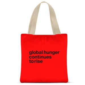 Tas Tote Fullprint global hunger