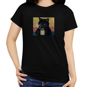 Kaos Cat & Coffee First