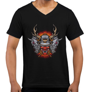 Kaos  Sweater Samurai Helmet - Premium Desain