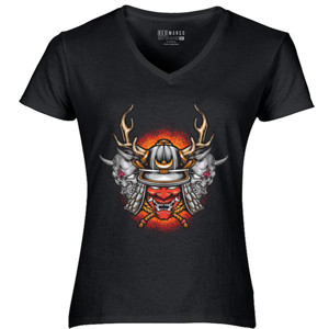 Kaos Sweater Samurai Helmet - Premium Desain