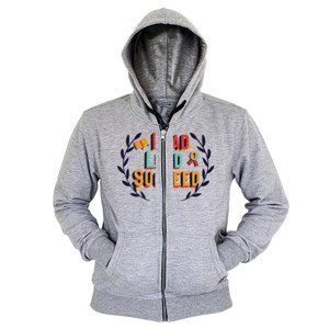 Hoodie Zipper Kaos Read Lead Succeed