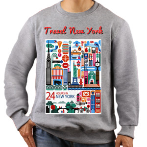 Jaket Sweater Travel New York