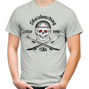 Kaos Skateboard Skull