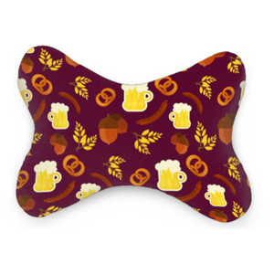 Bantal Mobil Bavarian Food Pattern Vector