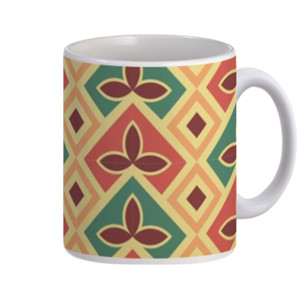Mug Indonesian Batik Pattern