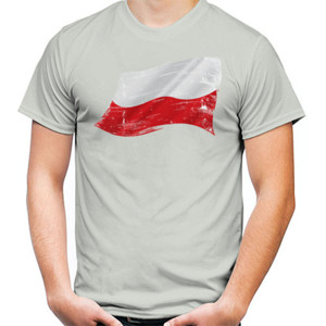 Kaos Poland Grunge Flags