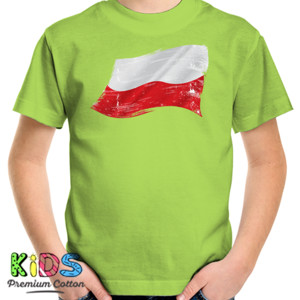 Kaos Poland Grunge Flags
