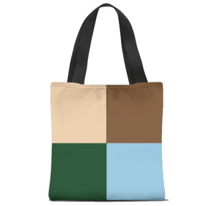 Tas Tote Fullprint Warna Langit