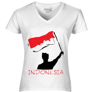 Kaos Angkat Bendera Indonesia