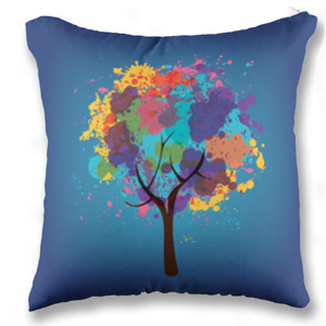 Bantal colorful tree