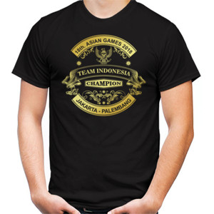 Kaos Asian Games 2018 - RETRO GOLD VINTAGE
