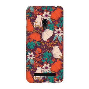 Coloured flowers pattern design Casing HP