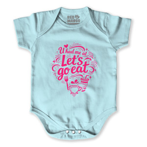 Baby Jumper Valentine Love Food Typography