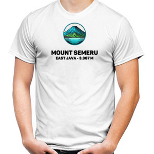 Kaos Kaos Gunung Semeru - Mount Semeru T-Shift